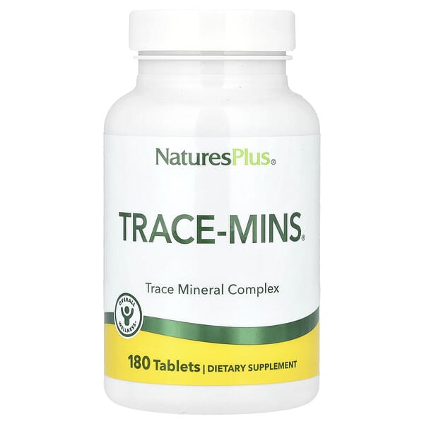 NaturesPlus, Trace-Mins，多種微量礦物質，180 片