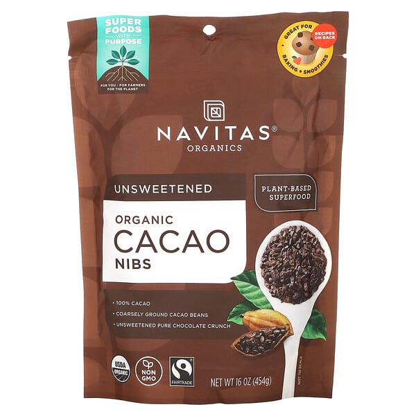 Navitas Organics, 有機可可碎,16 盎司(454 克)