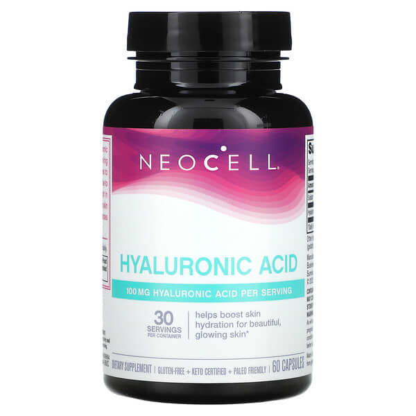 NeoCell, 透明質酸，100 毫克，60 粒膠囊（每粒膠囊 50 毫克）