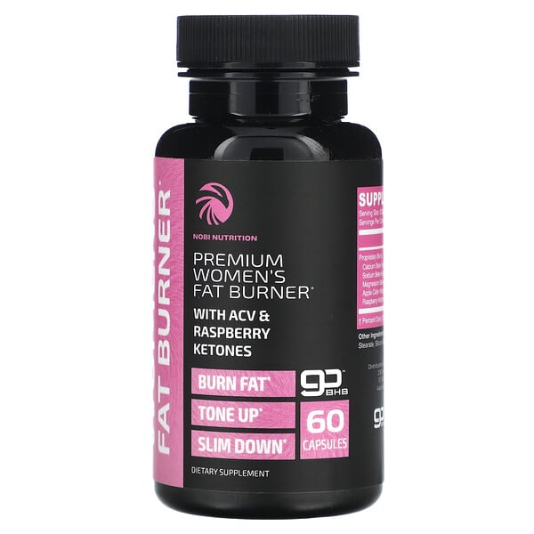 Nobi Nutrition, 女性高速率脂肪消耗膠囊，60 粒膠囊