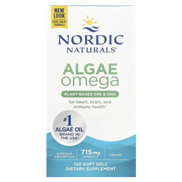 Nordic Naturals, 海藻 Omega,715 毫克,120 粒軟膠囊(每粒軟膠囊 357.5 毫克)