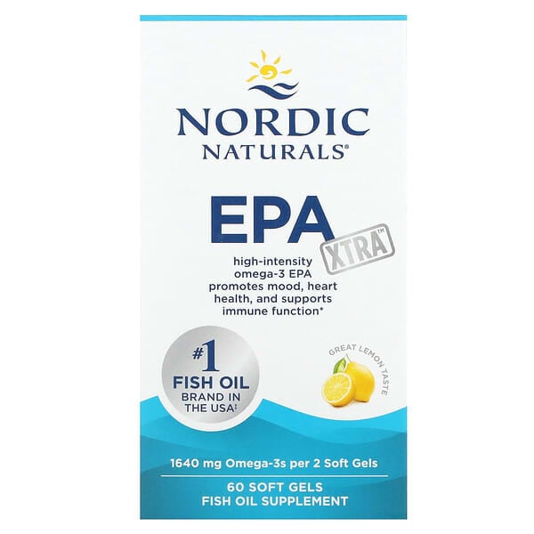 Nordic Naturals, EPA Xtra，大檸檬味，60 粒軟膠囊