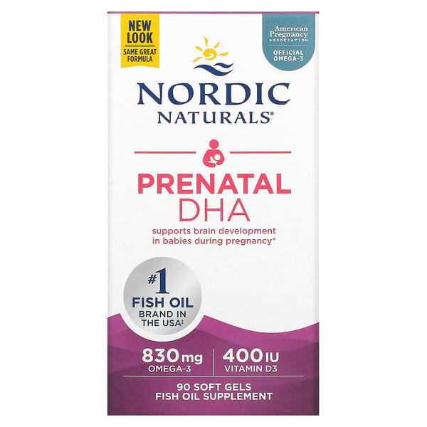 Nordic Naturals, 產前 DHA，90 粒軟凝膠