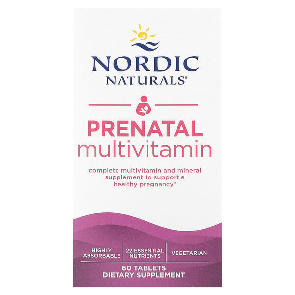 Nordic Naturals, 產前多維生素，60 片