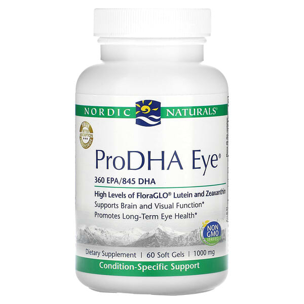 Nordic Naturals, ProDHA Eye，1,000 毫克，60 粒軟凝膠（每粒軟凝膠 500 毫克）