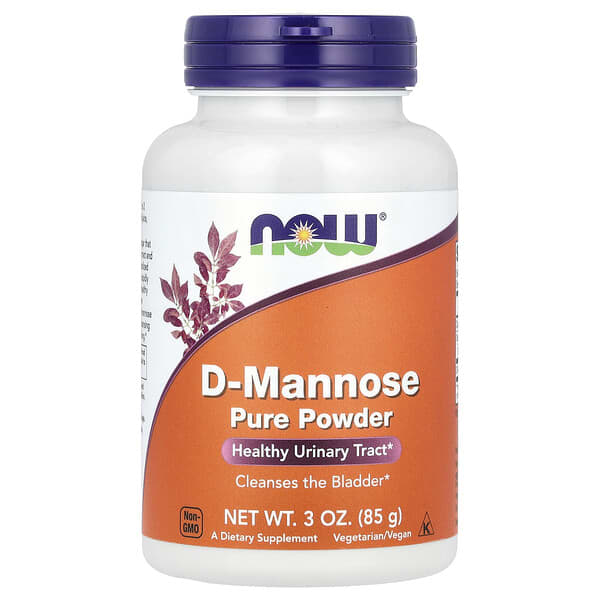 NOW Foods, 有機認可純正 D-甘露糖粉,3 盎司(85 克)