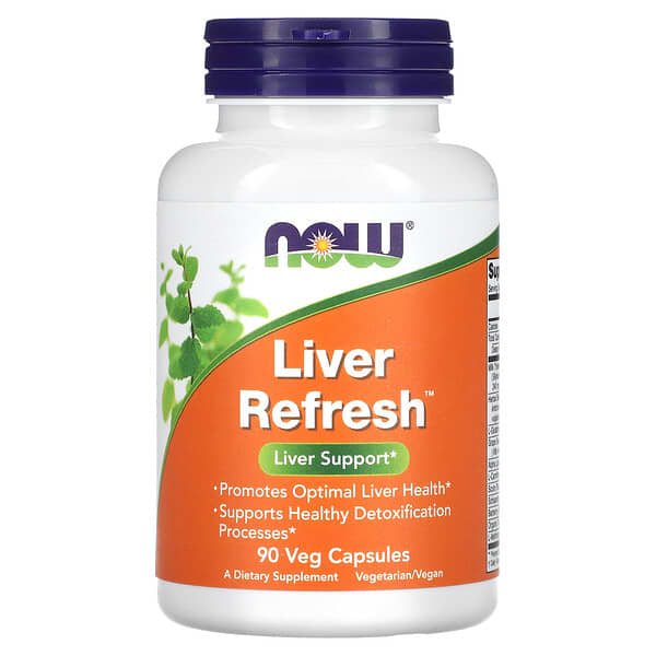 NOW Foods, Liver Refresh 肝臟幫助素食膠囊,90 粒裝