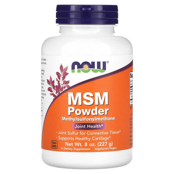 NOW Foods, MSM 粉，8 盎司（227 克）