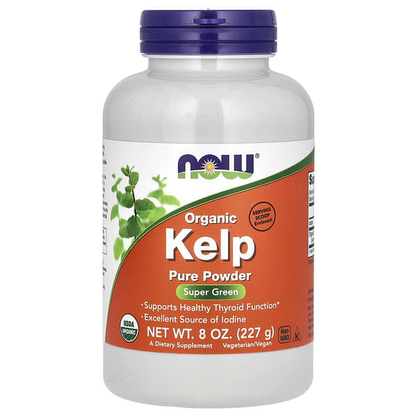 NOW Foods, 有機海藻，純淨粉劑，8盎司（227克）