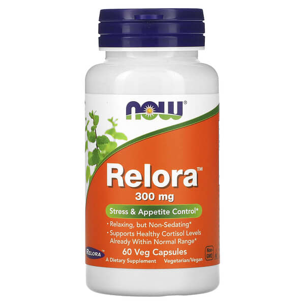 NOW Foods, Relora，300 mg，60粒植物膠囊