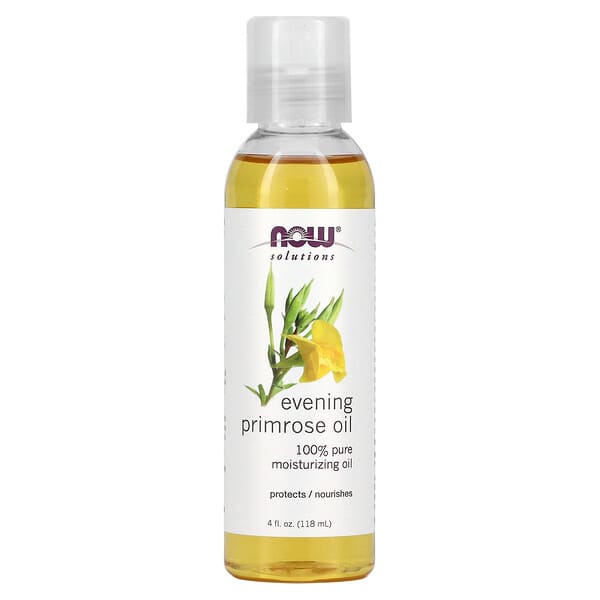 NOW Foods, Solutions，月見草精油，4液體盎司（118毫升）