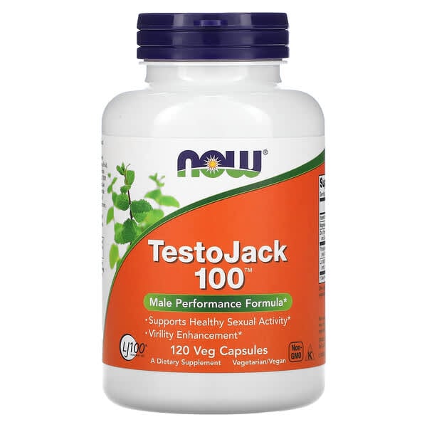 NOW Foods, TestoJack 100,120 粒膠囊