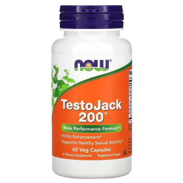 NOW Foods, TestoJack 200 素食膠囊，60 粒裝