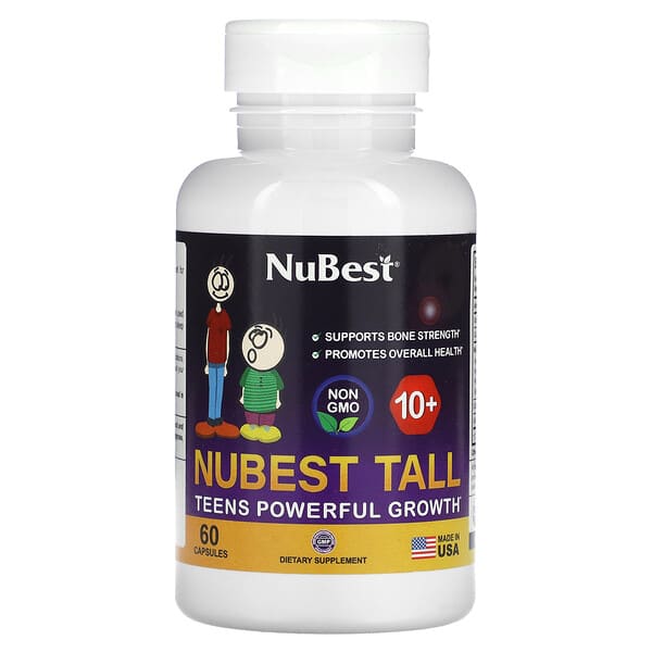 NuBest, Tall 10+，Teens Powerful Growth，60 粒膠囊