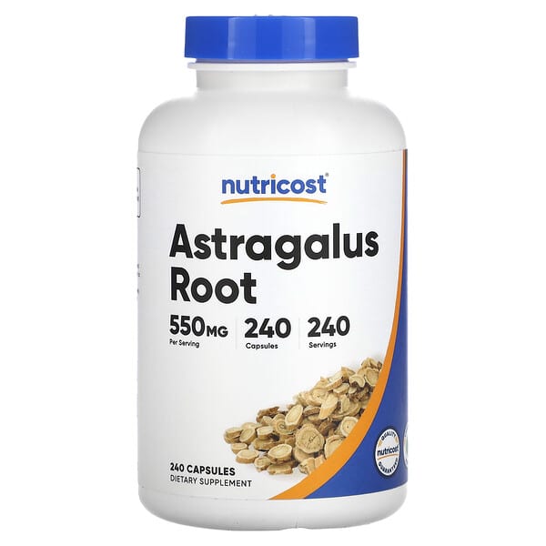 Nutricost, 黃芪根,550 毫克,240 粒膠囊