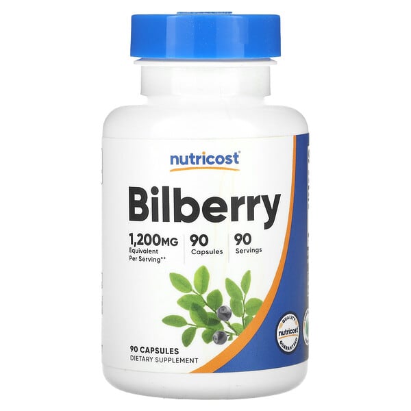 Nutricost, 山桑子，1200 毫克，90 粒膠囊