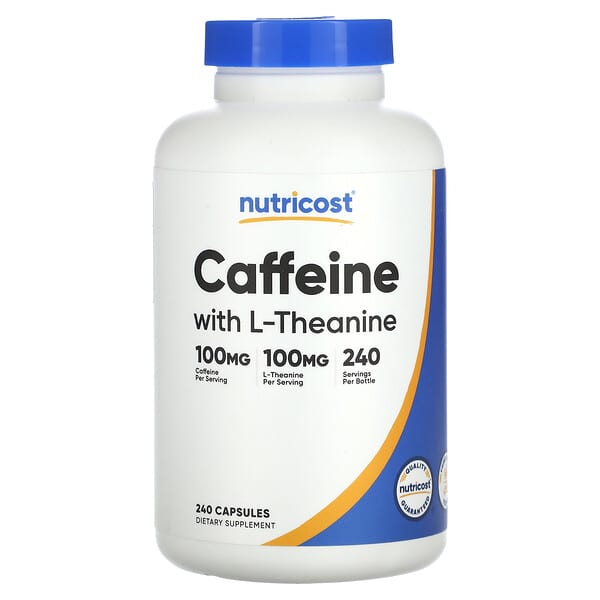 Nutricost, 含 L-茶氨酸的咖啡萃取，240 粒膠囊