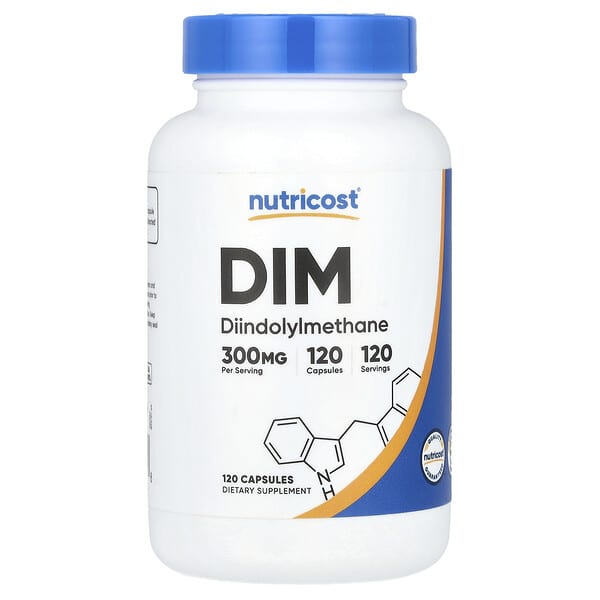Nutricost, 二吲哚甲烷(DIM),300 毫克,120 粒膠囊