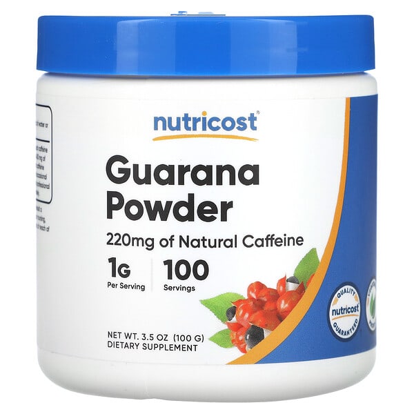 Nutricost, 瓜拉納粉，3.5 盎司（100 克）