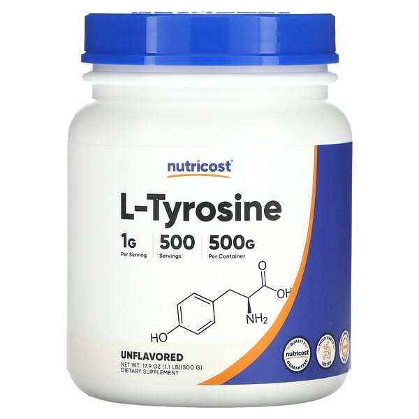 Nutricost, L-酪氨酸，原味，17.9 盎司（500 克）