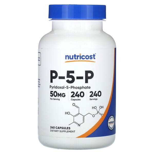 Nutricost, P-5-P,50 毫克,240 粒膠囊