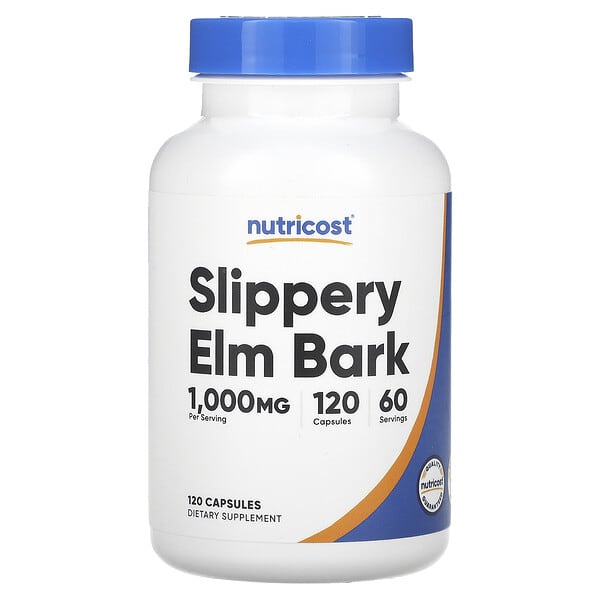 Nutricost, 紅榆樹皮,1,000 毫克,120 粒膠囊(每粒膠囊 500 毫克)