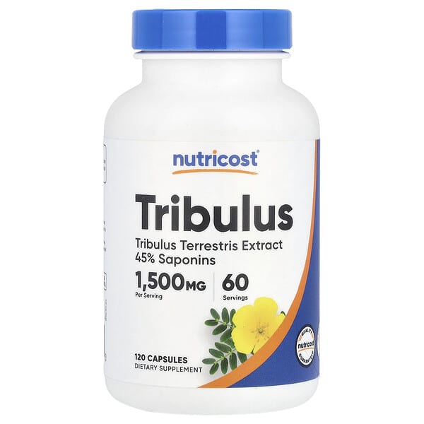 Nutricost, 刺蒺藜，1500 毫克，120 粒膠囊（每粒膠囊 750 毫克）