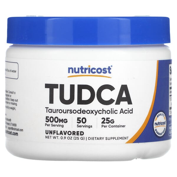 Nutricost, TUDCA,原味,0.9 盎司(25 克)