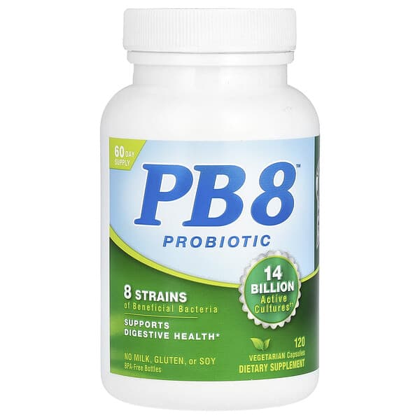 Nutrition Now, PB 8™ 益生菌，120 粒素食膠囊