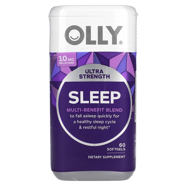 OLLY, 睡眠、60 粒軟凝膠