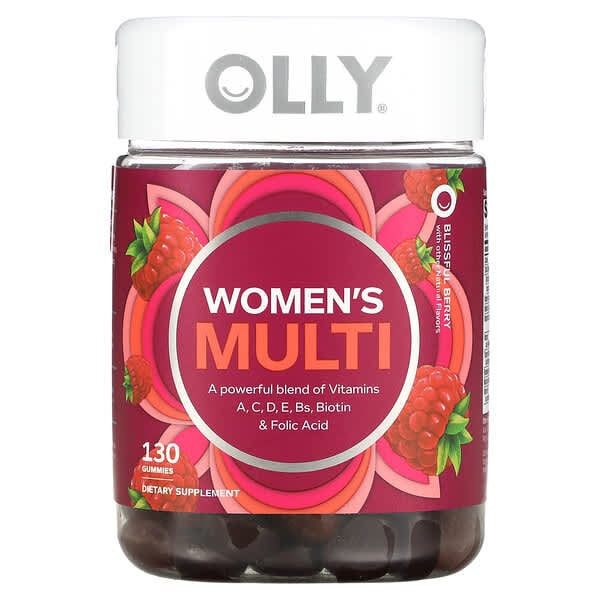 OLLY, 女性多維生素,美味漿果味,130 粒軟糖