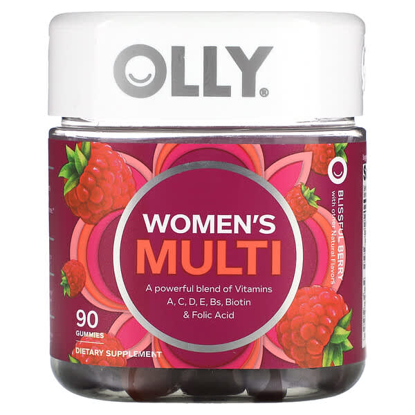 OLLY, 女性多維生素,美味漿果味,90 粒軟糖