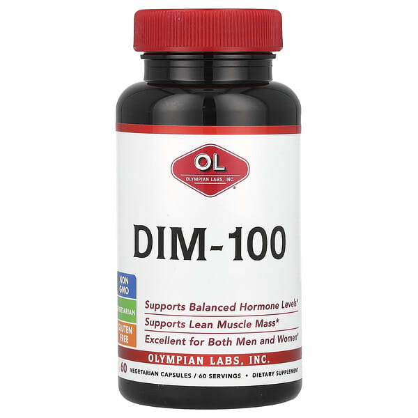Olympian Labs, DIM-100，100 毫克，60 粒素食膠囊