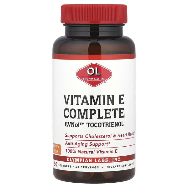 Olympian Labs, 完全維生素E，60粒軟膠囊