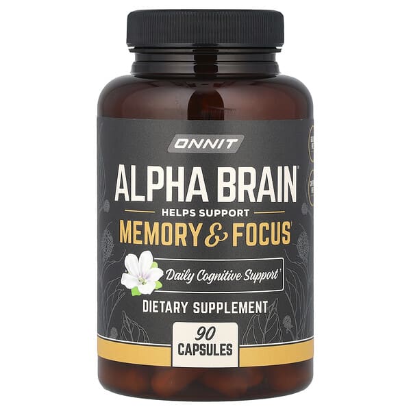 Onnit, Alpha Brain 健腦膠囊，90 粒裝