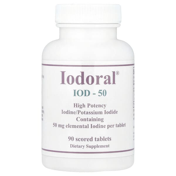 Optimox, Iodoral，50毫克，90片