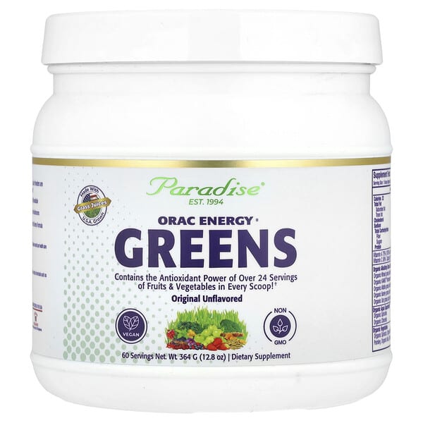 Paradise Herbs, ORAC Energy Greens 系列，12.8 盎司（364 克）
