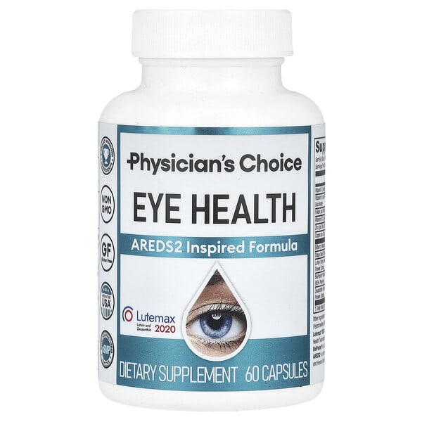 Physician's Choice, 眼部健康,Areds2 啓發配方,60 粒膠囊