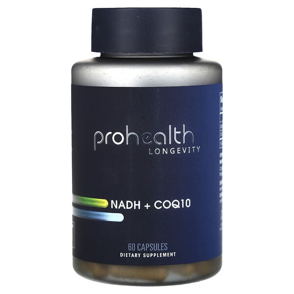ProHealth Longevity, NADH + 輔酶 Q10，60 粒素食膠囊