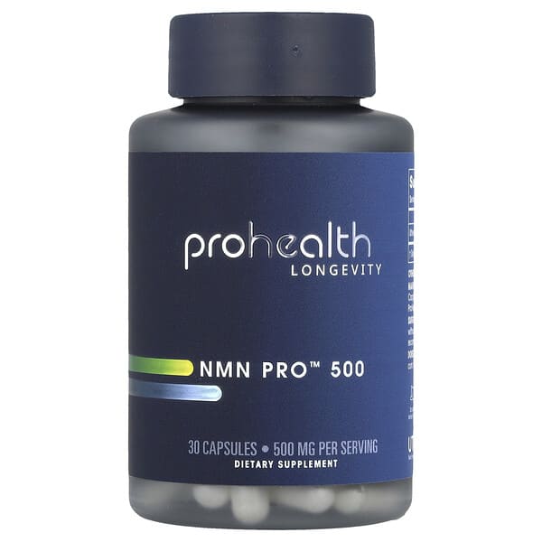 ProHealth Longevity, NMN Pro™ 500，500 毫克，30 粒膠囊