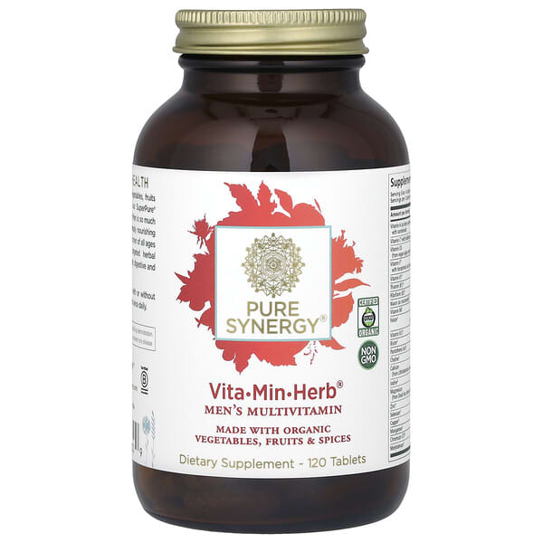 Pure Synergy, Vita·Min·Herb，男性多維生素，120 片