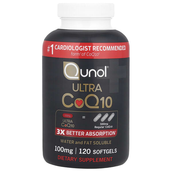 Qunol, Ultra CoQ10,100 毫克,120 粒軟凝膠