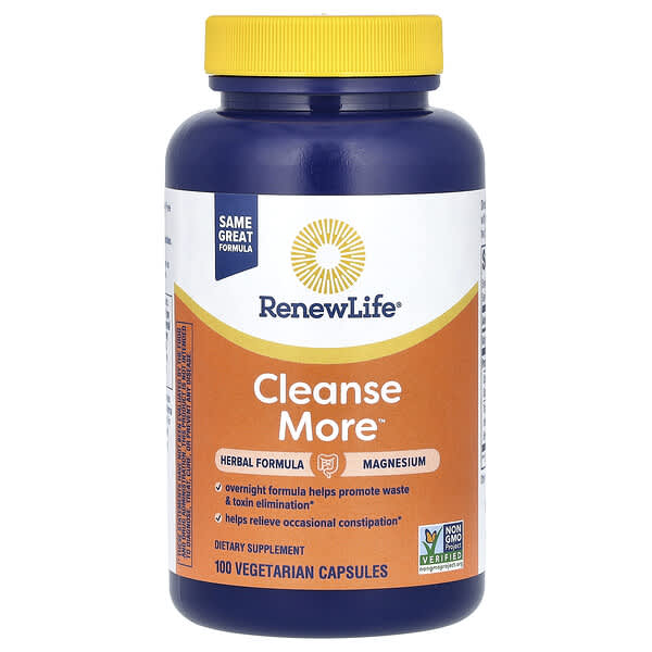 Renew Life, CleanseMore，100 粒素食膠囊