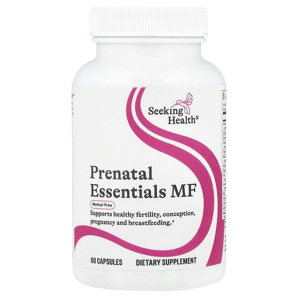 Seeking Health, 產前精華 MF,無甲基,60 粒素食膠囊