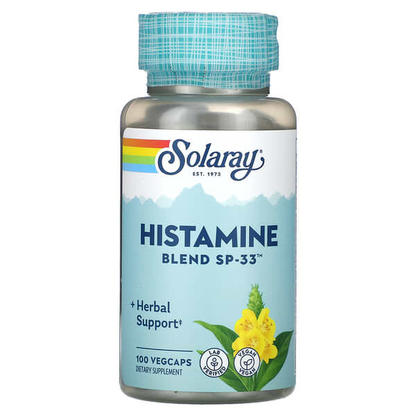 Solaray, 組胺混合配方 SP-33，100 粒素食膠囊