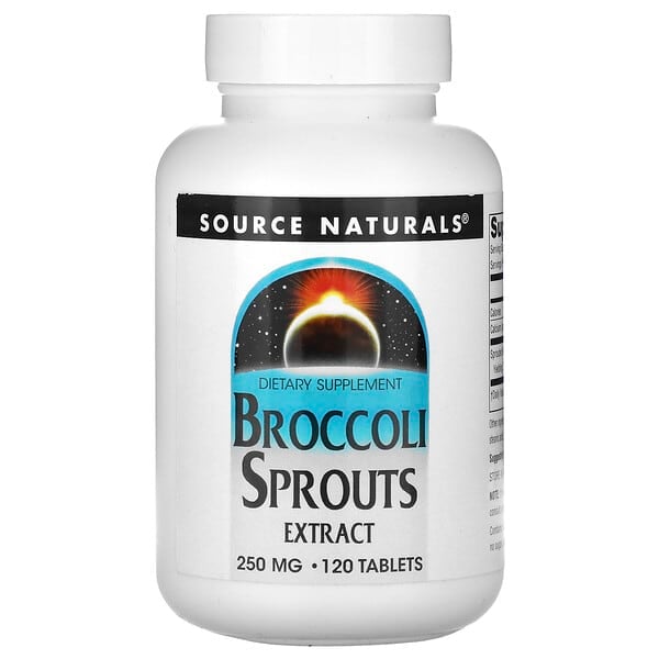 Source Naturals, 西蘭花芽提取物,250 毫克,120 片(每片 125 毫克)