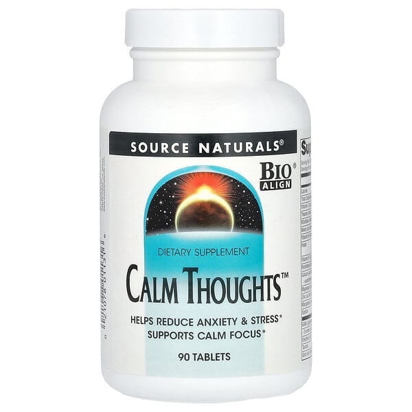 Source Naturals, 鎮靜思維情緒緩解劑，90片