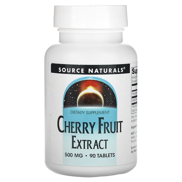 Source Naturals, 櫻桃果提取物，500 毫克，90 片