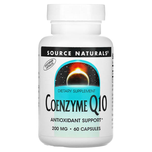 Source Naturals, 輔酶Q10膠囊，200毫克，60粒