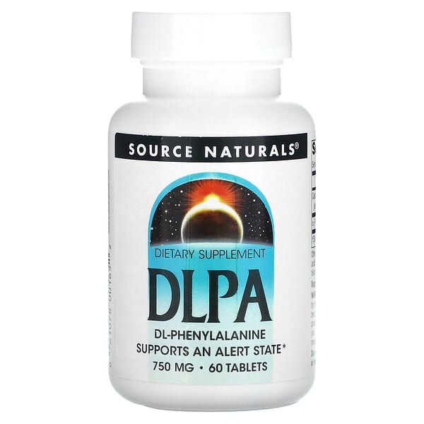 Source Naturals, DL-苯丙氨酸，750 毫克，60 片